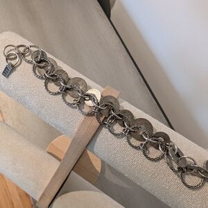 Vintage Kein silver Chain Link Bracelet